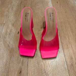 Call It Spring Neon Pink Heels